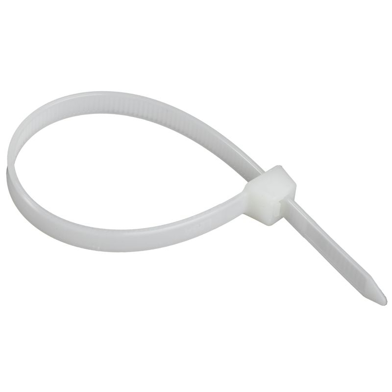Хомут P6.6 стандартный белый 7,6х200мм 100шт/упак IEK