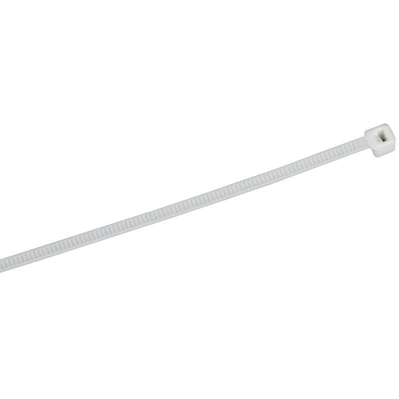 Хомут P6.6 самозатухающий белый 2,5х100мм 100шт/упак IEK