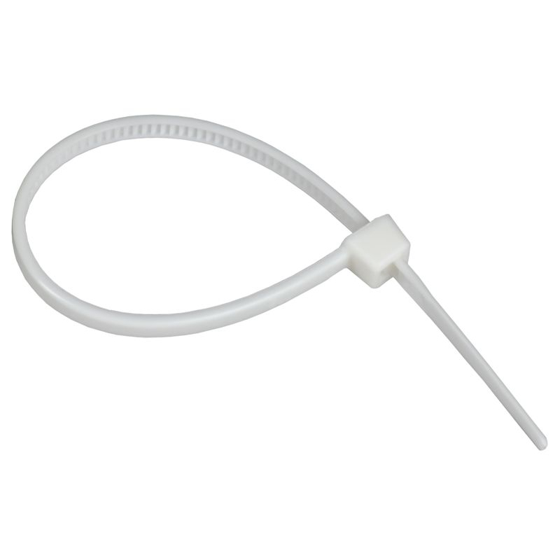 Хомут P6.6 самозатухающий белый 2,5х100мм 100шт/упак IEK