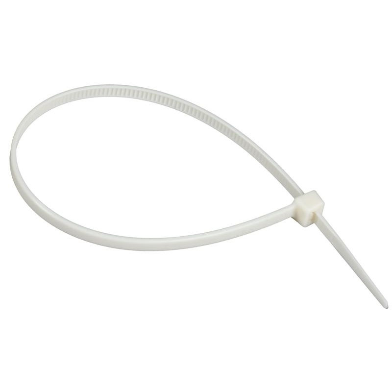 Хомут P6.6 самозатухающий белый 3,6х200мм 100шт/упак IEK