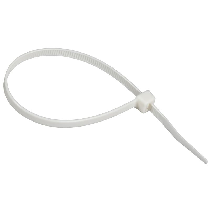 Хомут P6.6 самозатухающий белый 4,8х200мм 100шт/упак IEK