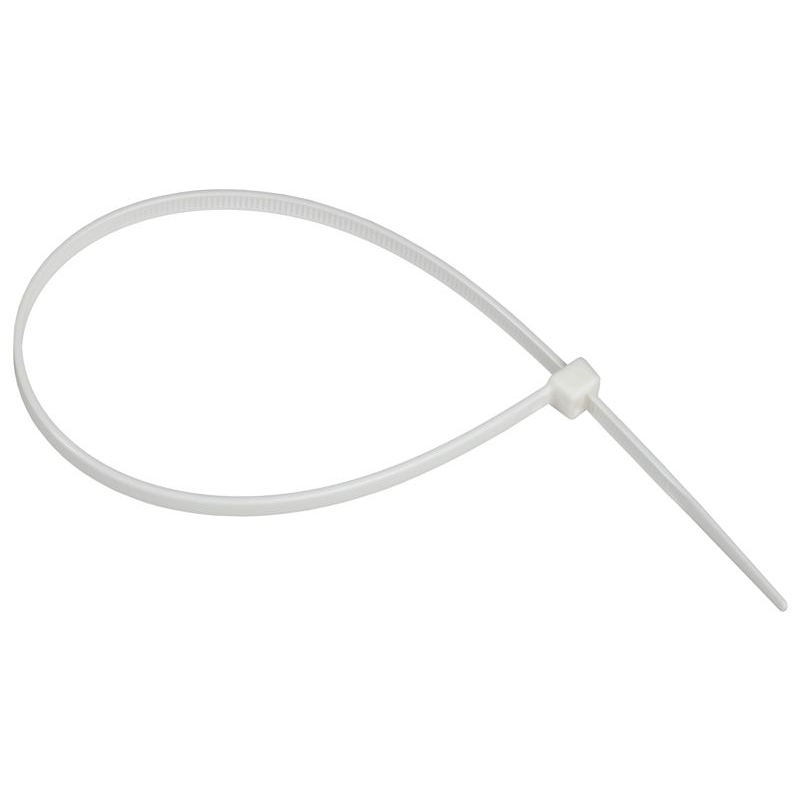 Хомут P6.6 самозатухающий белый 4,8х300мм 100шт/упак IEK