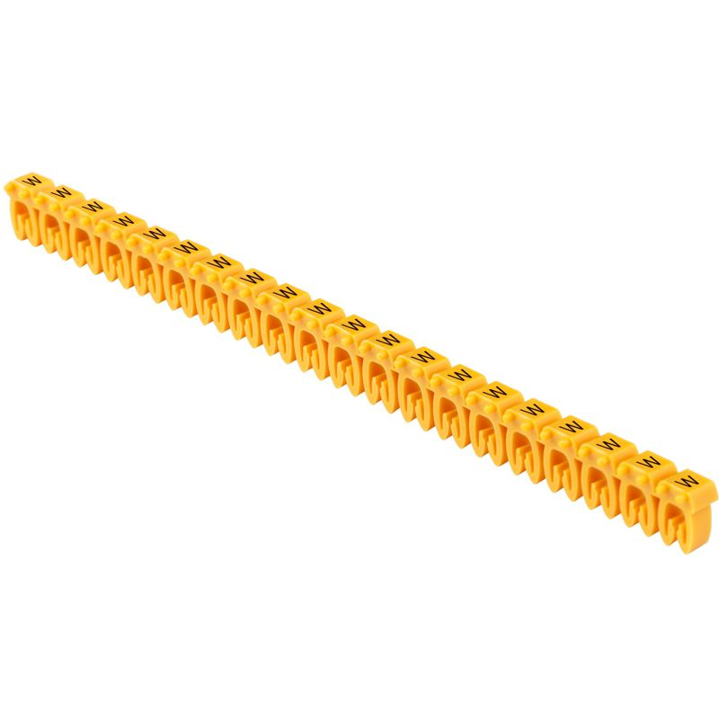 Маркер открытого типа KE 0,75-1,5мм2 символ W (200шт/упак) IEK