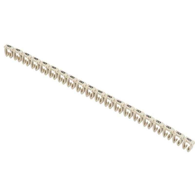 Маркер открытого типа KE 4-6мм2 символ 8 (500шт/упак) IEK