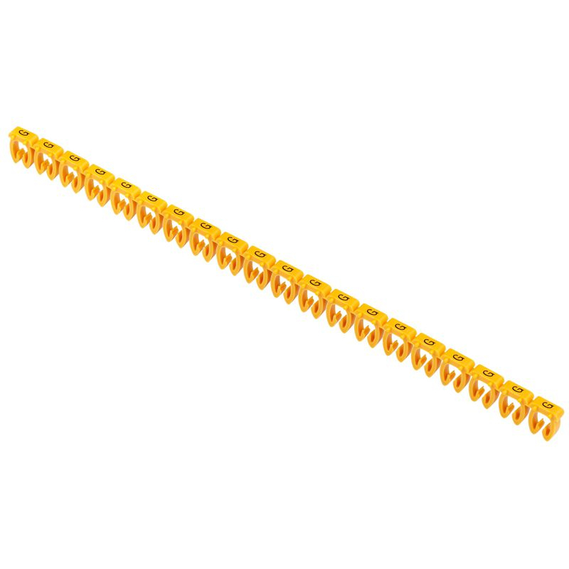 Маркер открытого типа KE 4-6мм2 символ G (200шт/упак) IEK