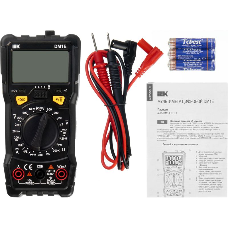 ARMA2L 5 Мультиметр цифровой DM1E IEK