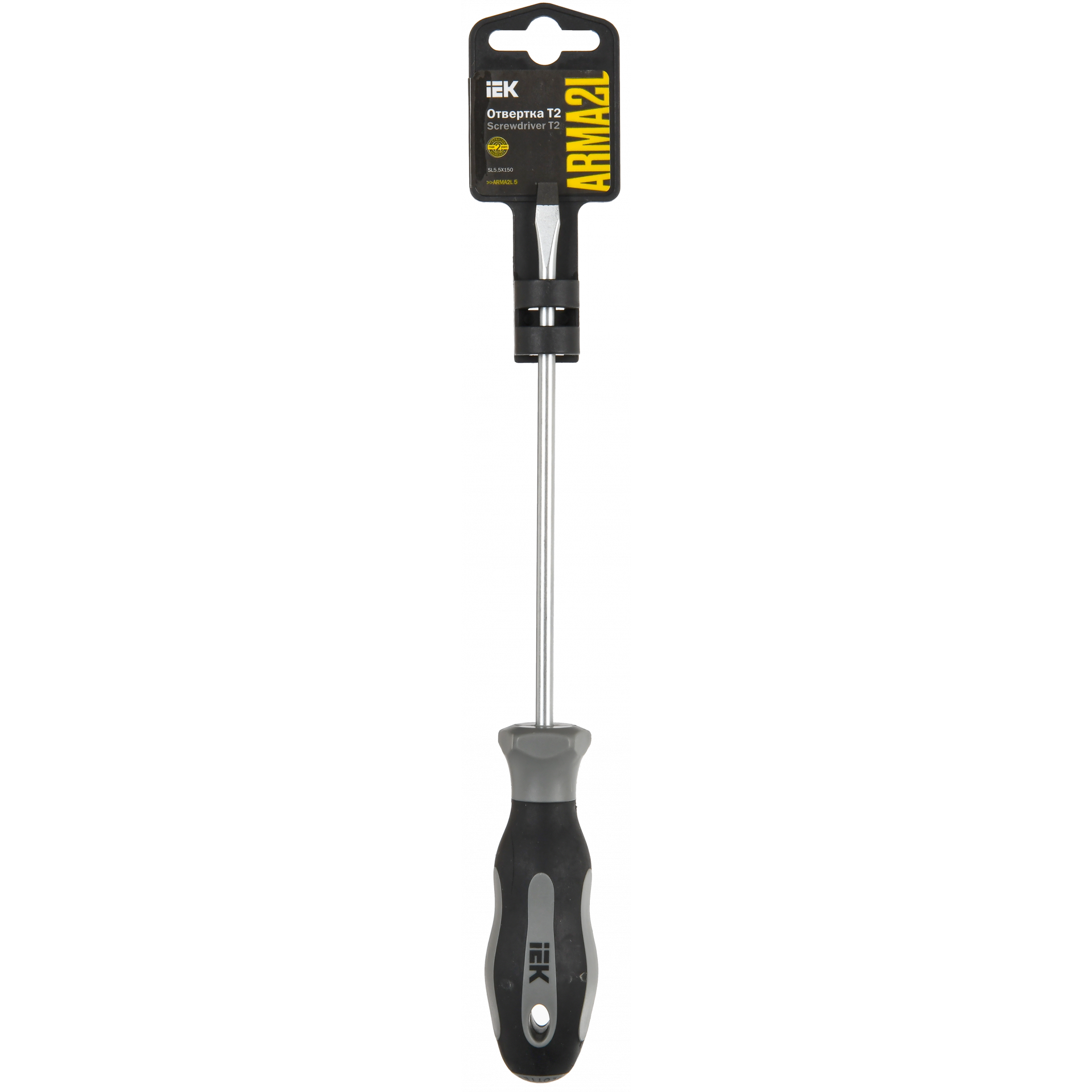 ARMA2L 5 Отвертка SL5,5х150 Т2 IEK