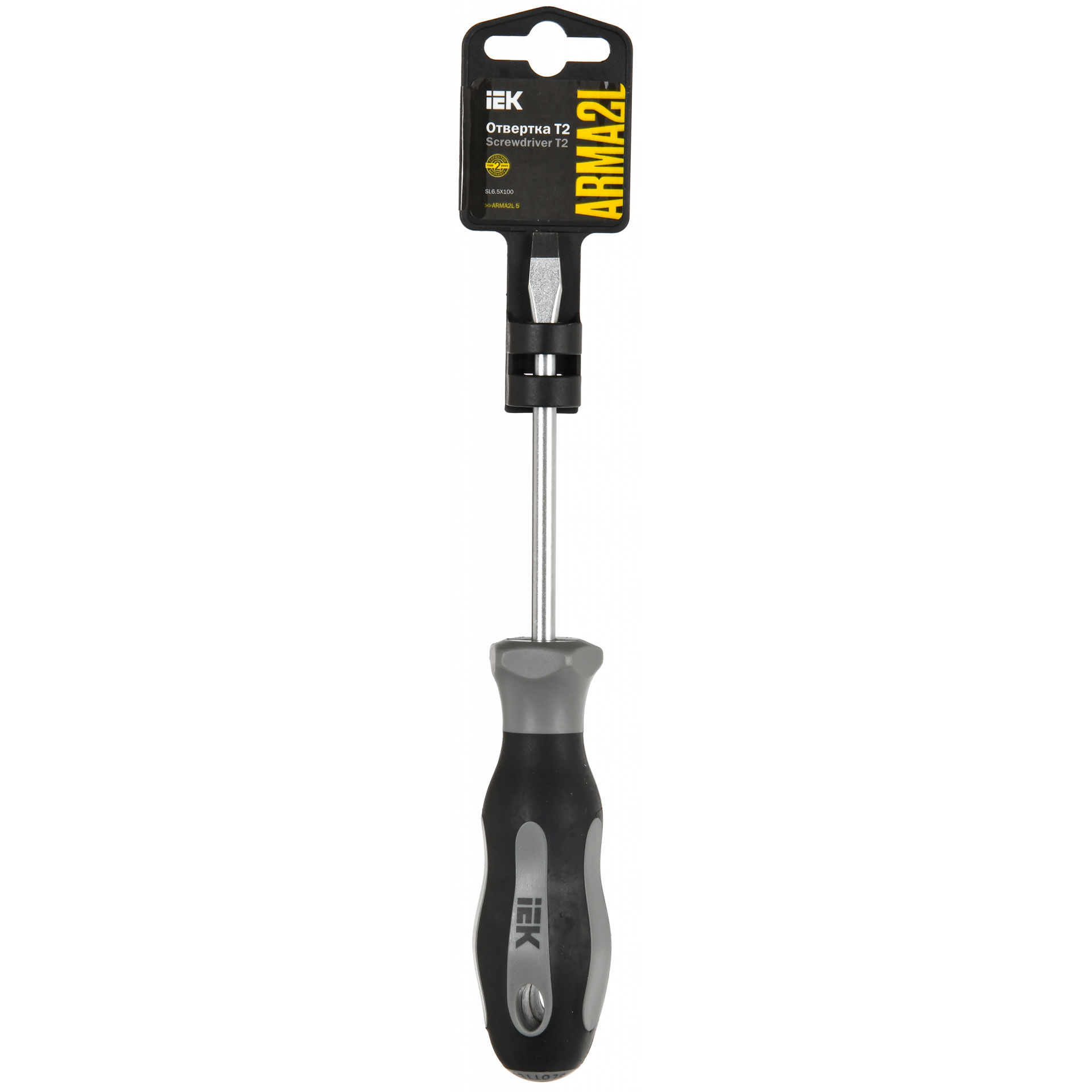 ARMA2L 5 Отвертка SL6,5х100 Т2 IEK