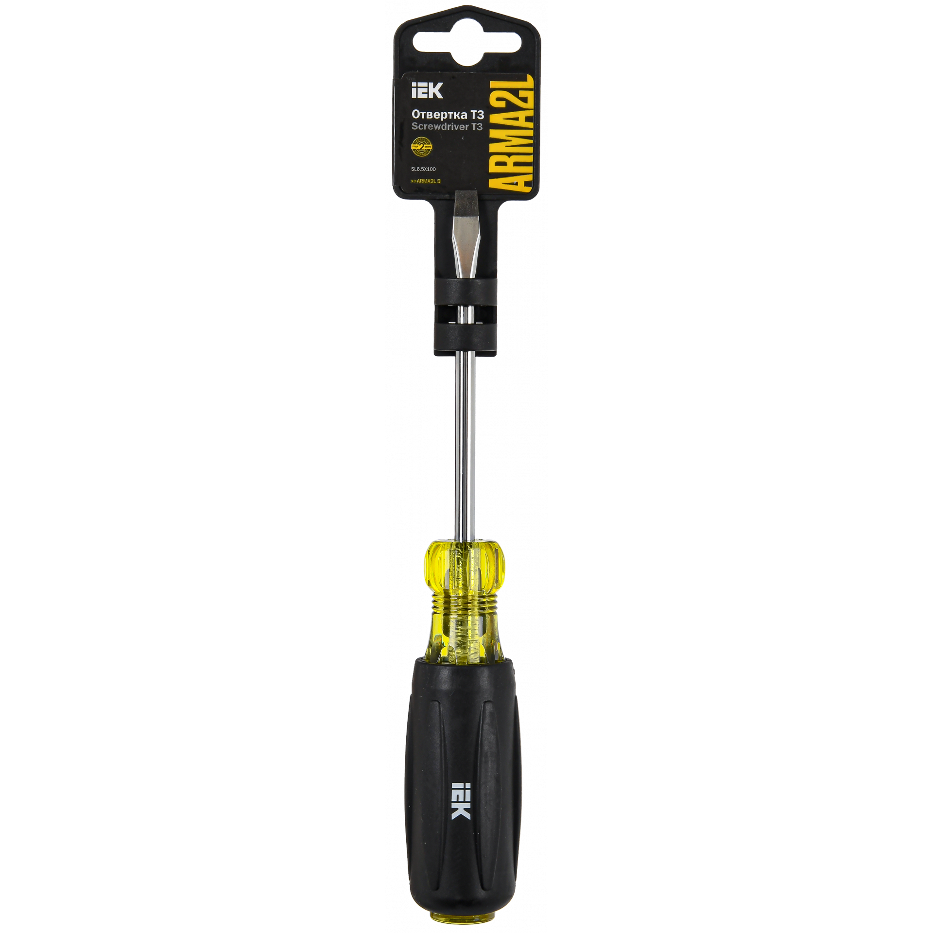 ARMA2L 5 Отвертка SL6,5х100 Т3 IEK