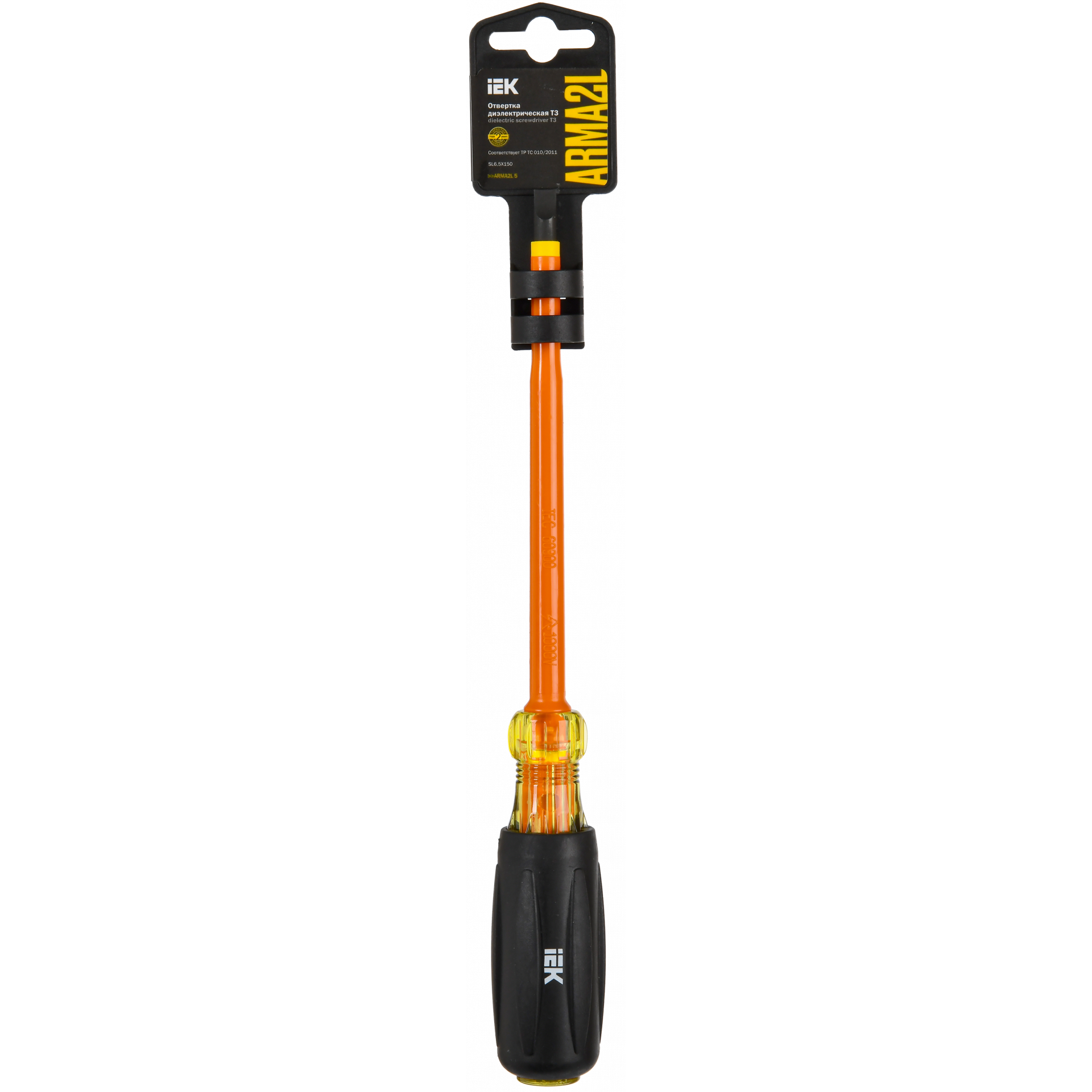 ARMA2L 5 Отвертка диэлектрическая SL6,5х150 Т3 IEK