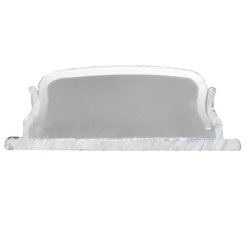 Профиль алюминиевый для светодиодной ленты 1606 гибкий накладной прямоугольный 2м с комплектом аксессуаров (опал) IEK