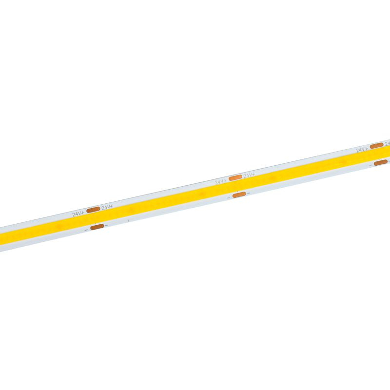 Лента светодиодная 5м COB 480LED/м 11Вт/м IP20 ширина 8мм 24В теплый белый IEK