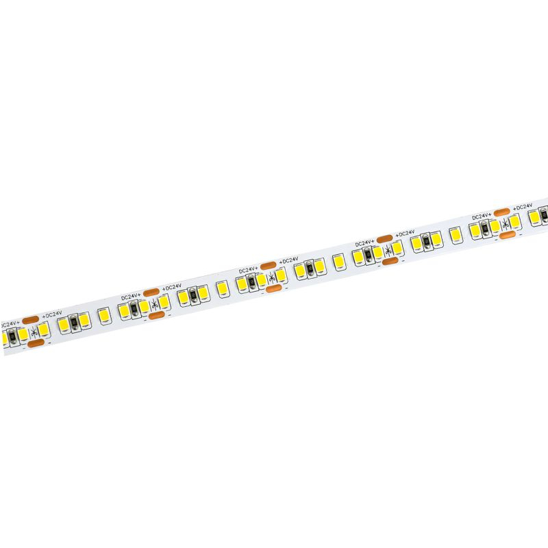 Лента светодиодная 5м SMD2835 168LED/м 14Вт/м IP20 ширина 10мм 24В нейтральный белый IEK