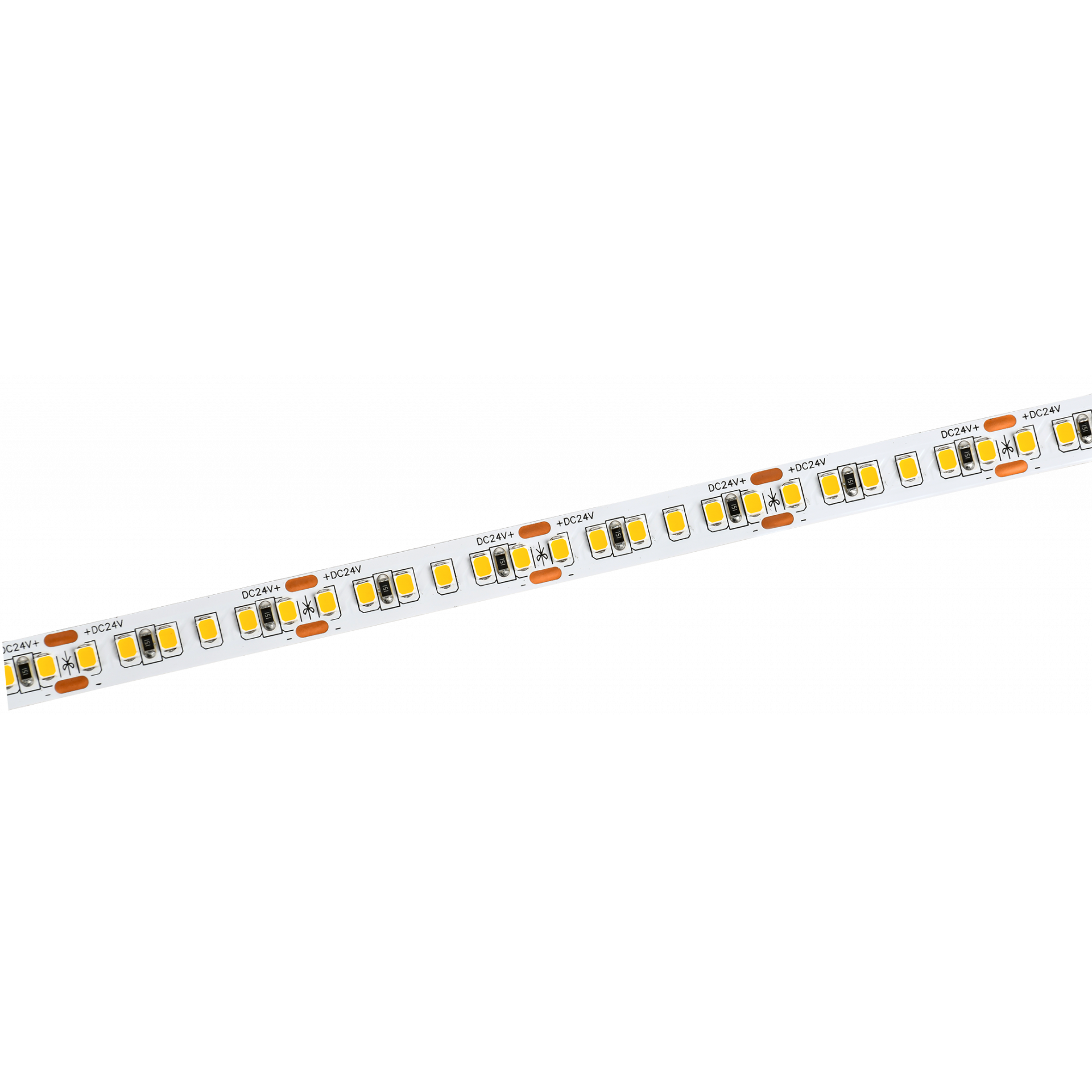 Лента светодиодная 5м SMD2835 168LED/м 14Вт/м IP20 ширина 10мм 24В теплый белый IEK