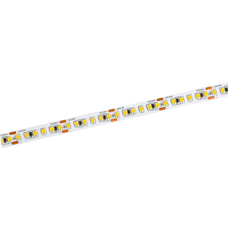 Лента светодиодная 5м SMD2835 168LED/м 14Вт/м IP20 ширина 10мм 24В теплый белый IEK