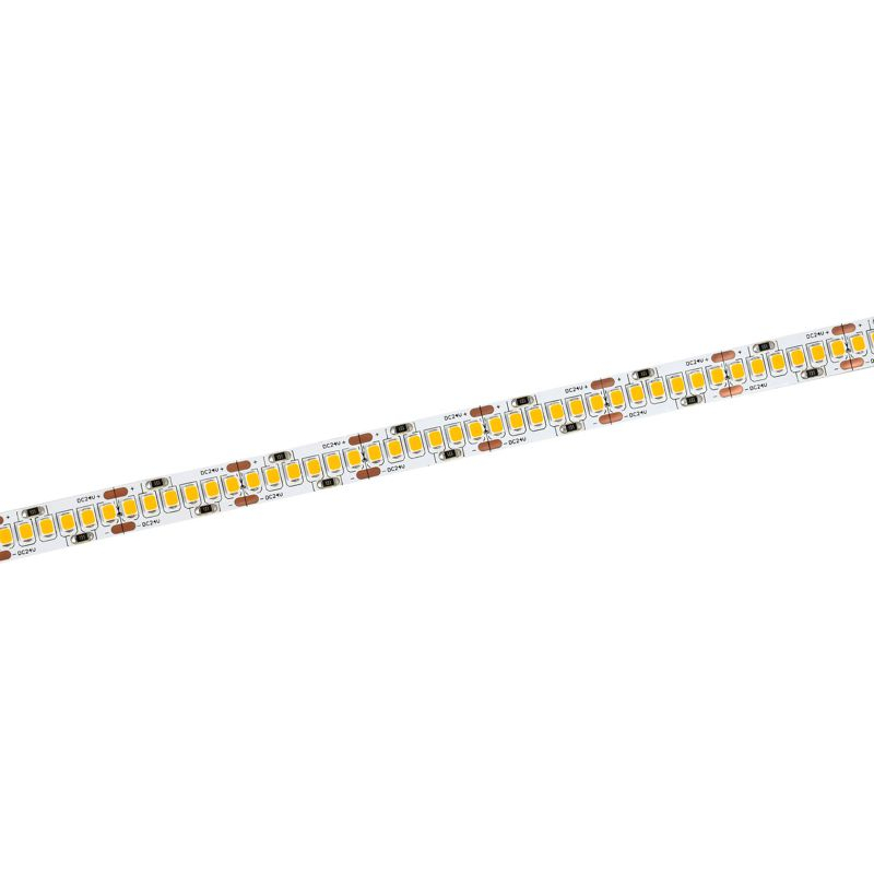 Лента светодиодная 5м SMD2835 240LED/м 22Вт/м IP20 ширина 10мм 24В теплый белый IEK