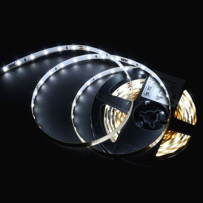 Лента светодиодная 5м LSR-2835W60-6-IP20-24В IEK