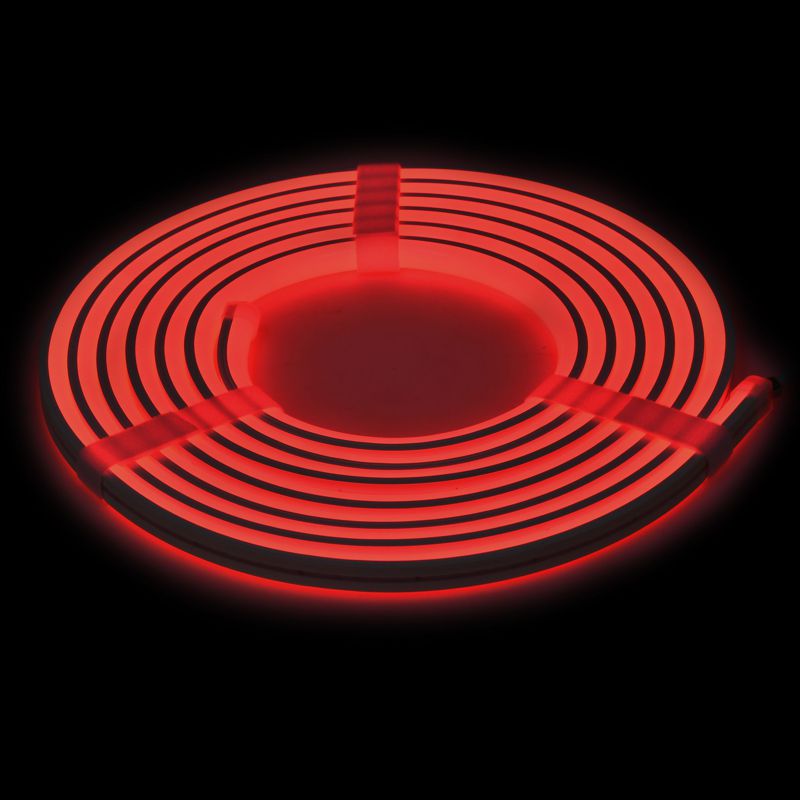 Лента светодиодная неон термостойкая 5м SMD5050 60LED/м 10Вт/м IP67 13мм 24В RGB IEK