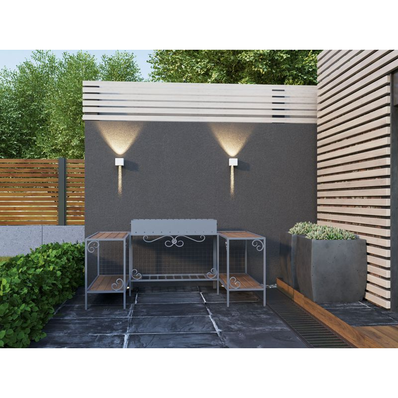 Светильник уличный светодиодный 5111 настенный 6Вт 4000К IP65 белый IEK