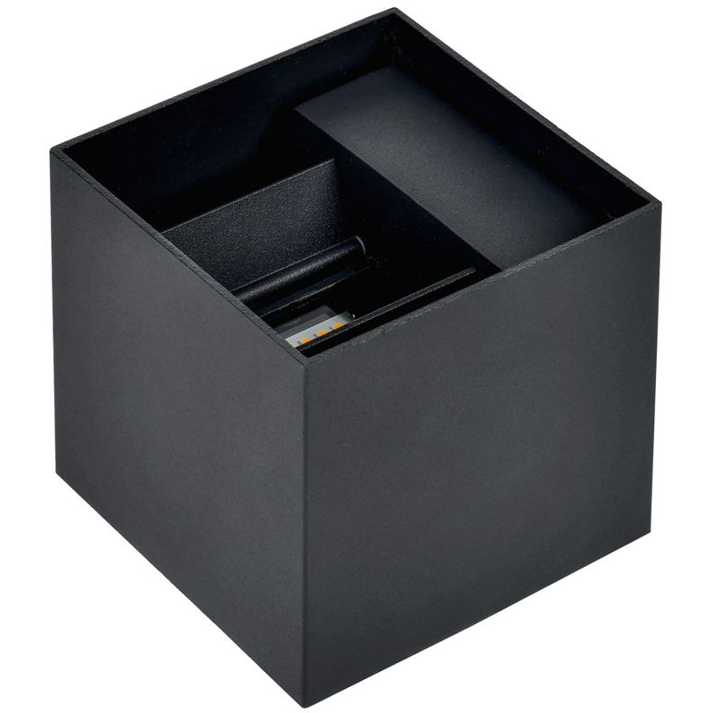 Светильник уличный светодиодный 5111 настенный 6Вт 4000К IP65 черный IEK