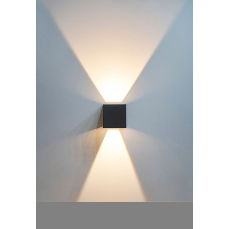 Светильник уличный светодиодный 5111 настенный 6Вт 4000К IP65 черный IEK