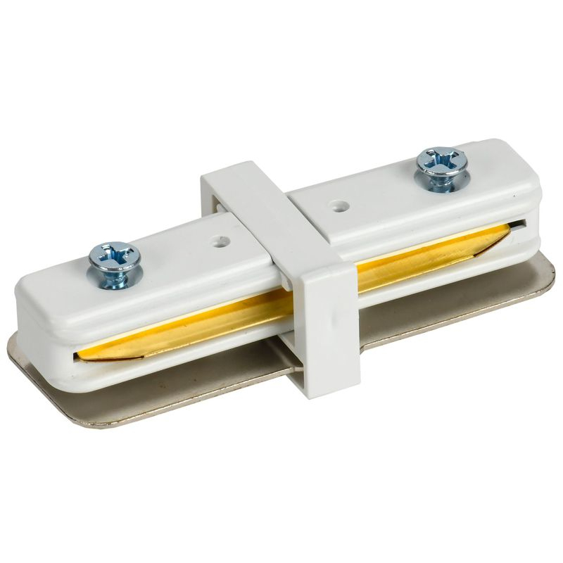 Соединитель прямой внутренний для однофазного шинопровода белый