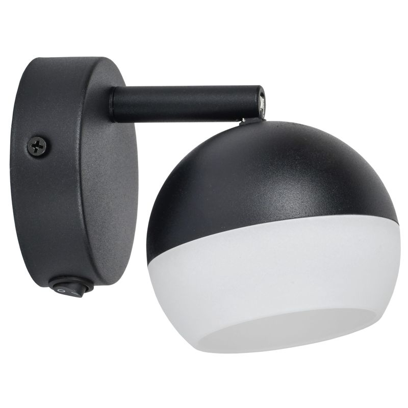 Светильник 4013 накладной настенный под лампу GX53 черный IEK