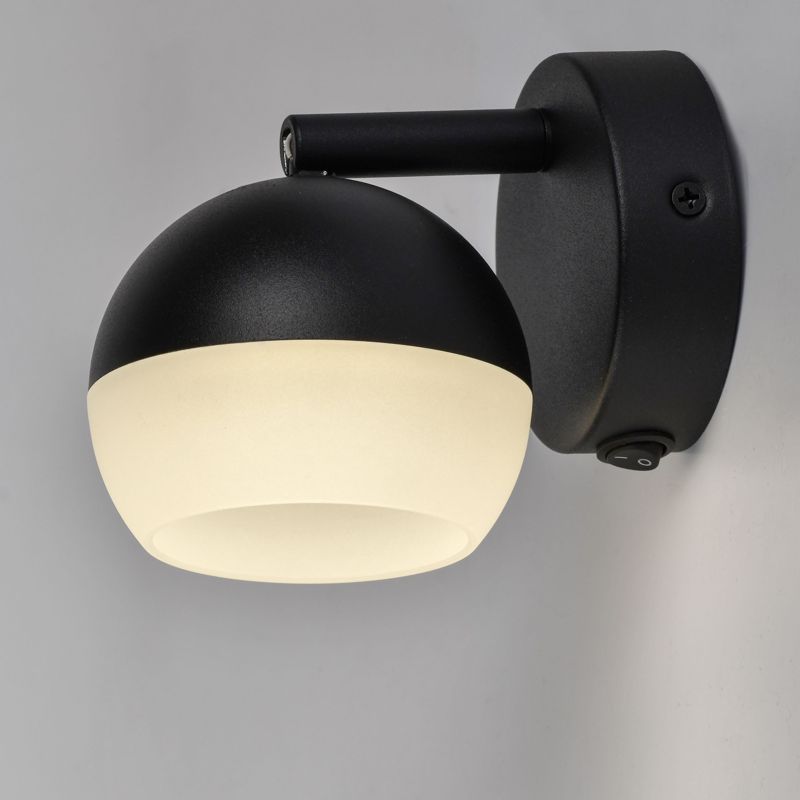 Светильник 4013 накладной настенный под лампу GX53 черный IEK