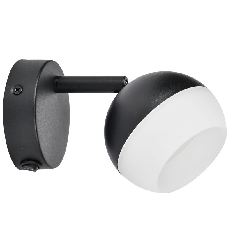 Светильник 4013 накладной настенный под лампу GX53 черный IEK