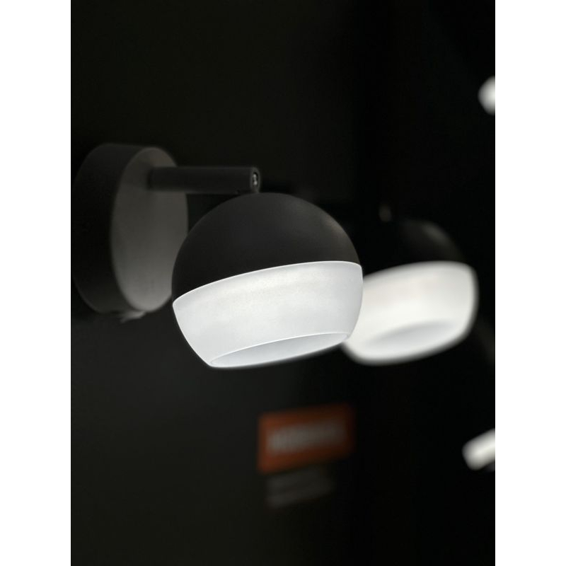 Светильник 4013 накладной настенный под лампу GX53 черный IEK