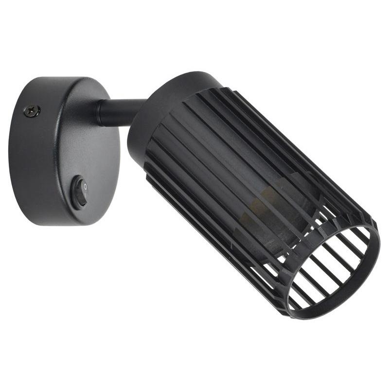 Светильник 4212 настенный под лампу GU10 черный IEK