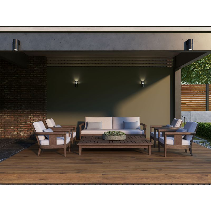 Светильник уличный 5100 настенный под лампу E27 IP54 черный IEK