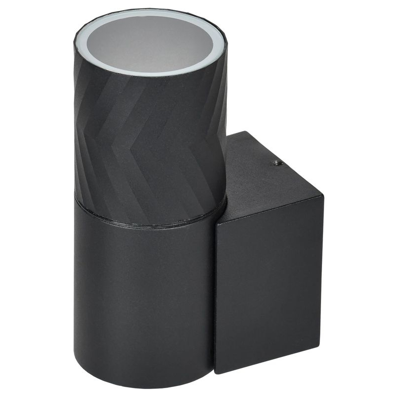 Светильник уличный 5107 настенный под лампу GU10 IP65 черный IEK