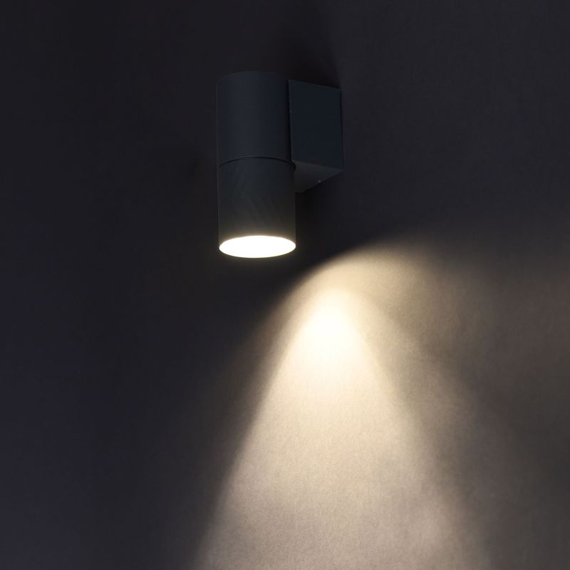 Светильник уличный 5107 настенный под лампу GU10 IP65 серый IEK