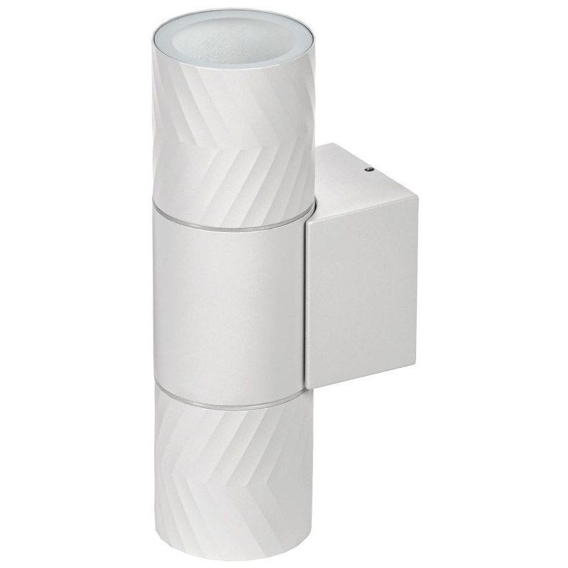 Светильник уличный 5108 настенный под лампу 2хGU10 IP65 белый IEK