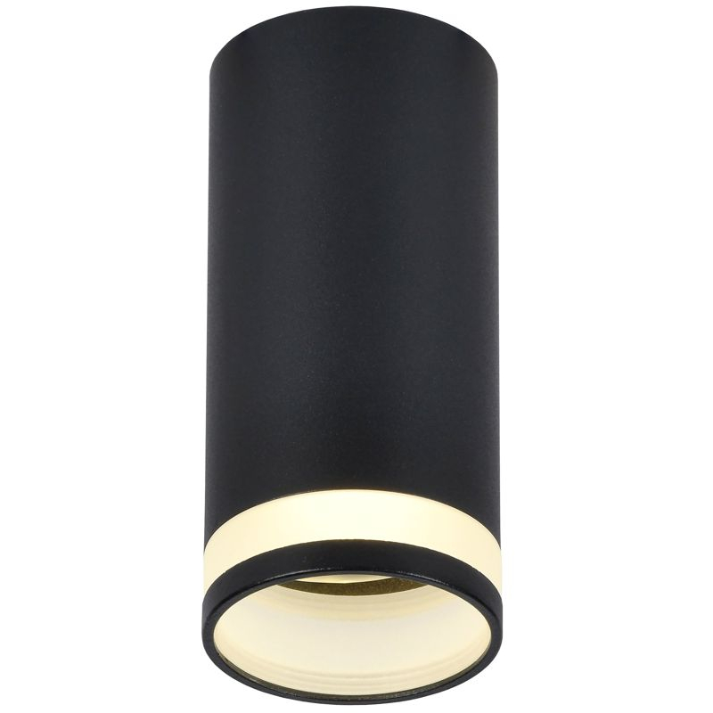 Светильник 4005 накладной потолочный под лампу GU10 черный IEK