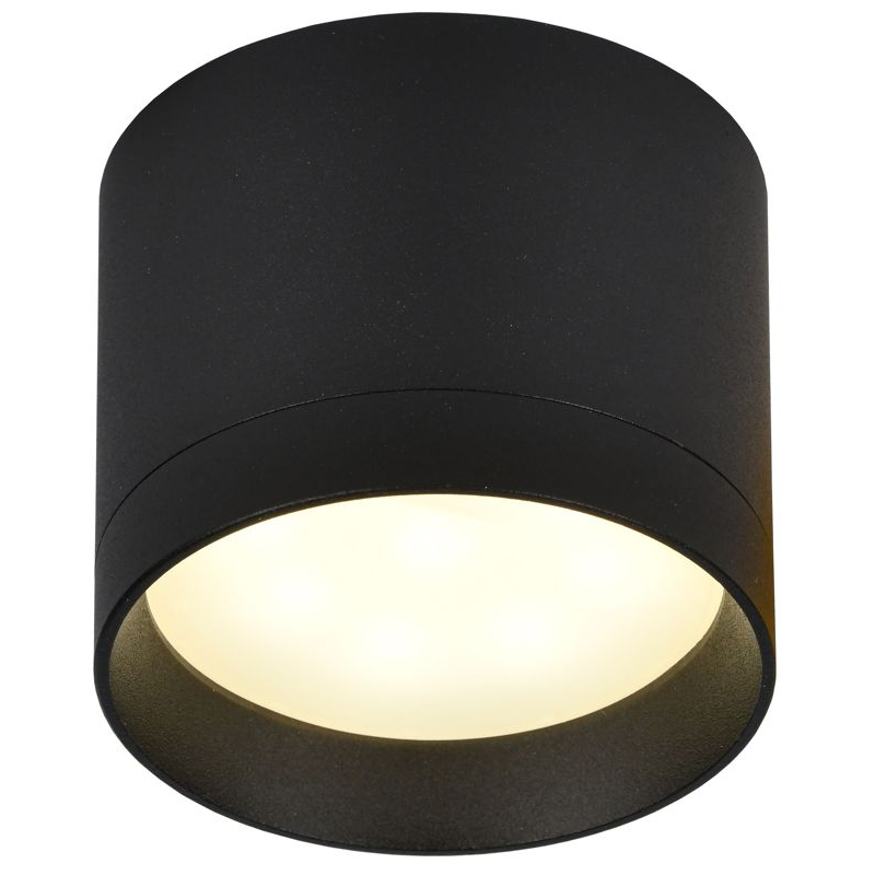 Светильник 4015 накладной потолочный под лампу GX53 черный IEK