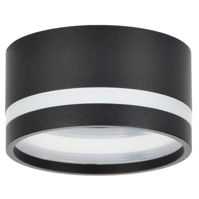 Светильник 4032 накладной потолочный под лампу GX53 черный IEK