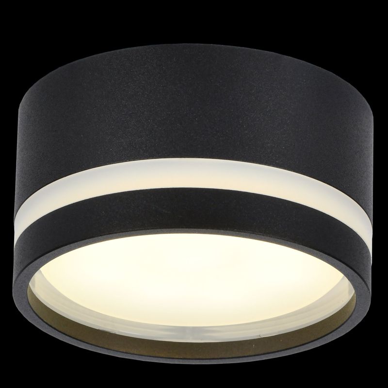 Светильник 4032 накладной потолочный под лампу GX53 черный IEK