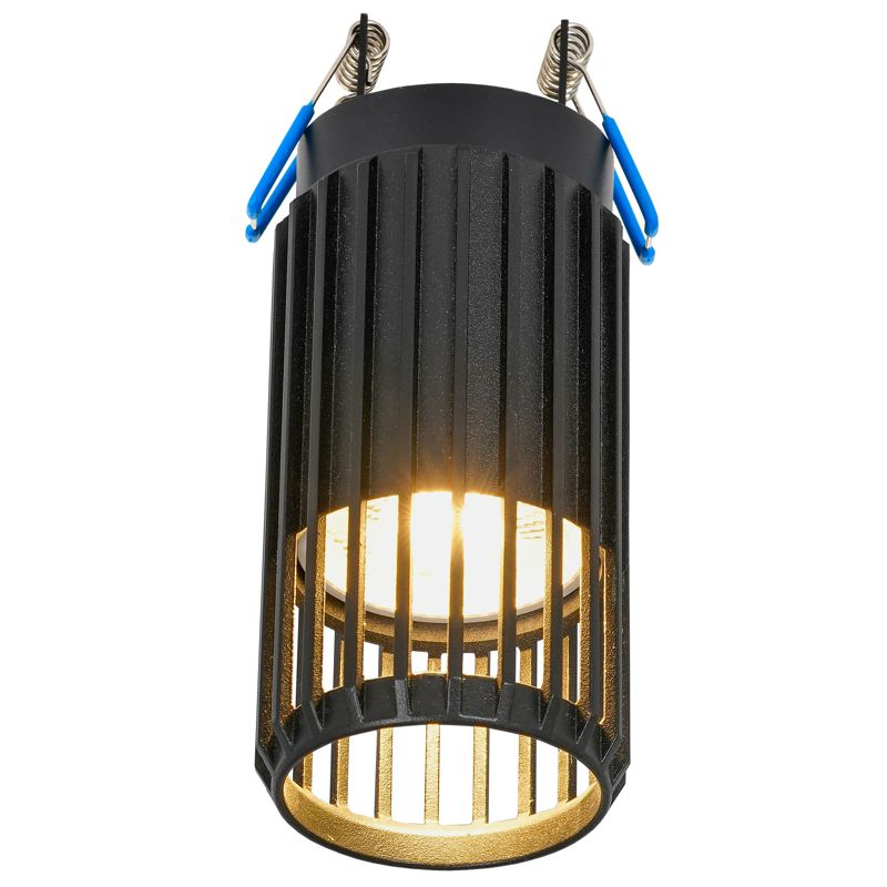 Светильник 4205 накладной потолочный под лампу GU10 черный IEK