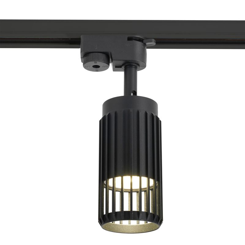 Светильник 4206 декоративный трековый под лампу GU10 черный IEK