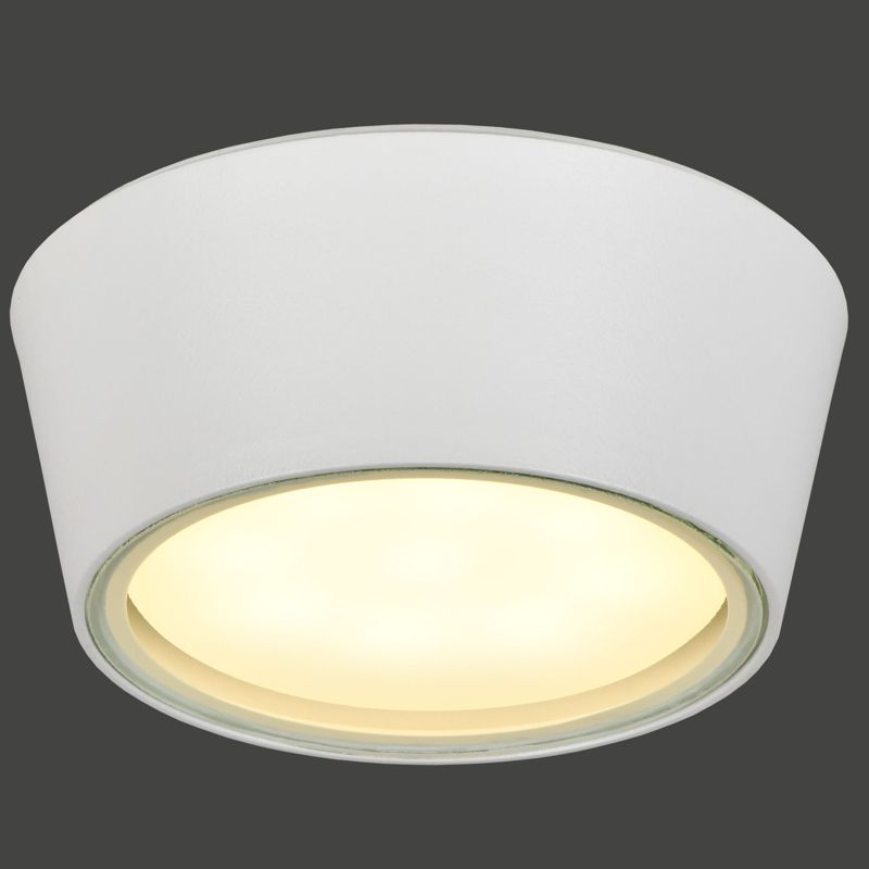 Светильник уличный 5104 потолочный под лампу GX53 IP65 белый IEK