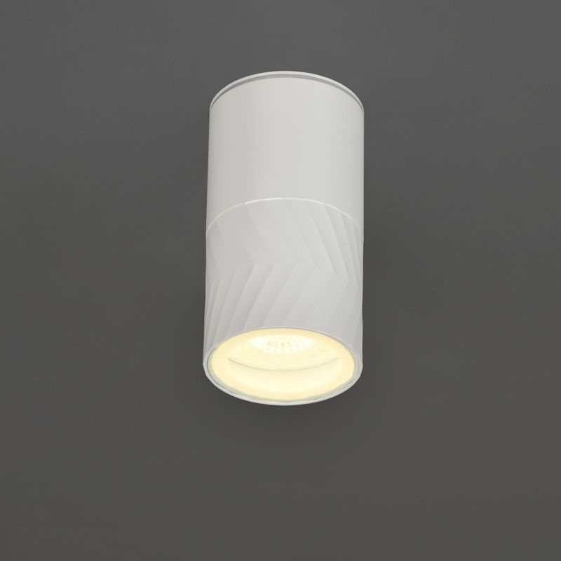 Светильник уличный 5110 потолочный под лампу GU10 IP65 белый IEK