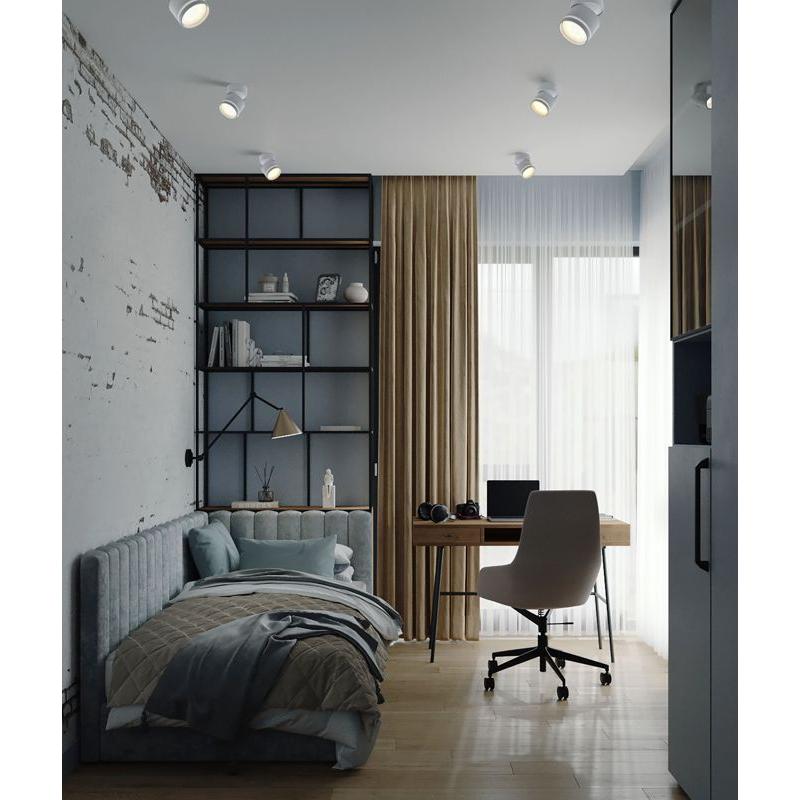 Светильник 4034 настенно-потолочный под лампу GX53 белый IEK