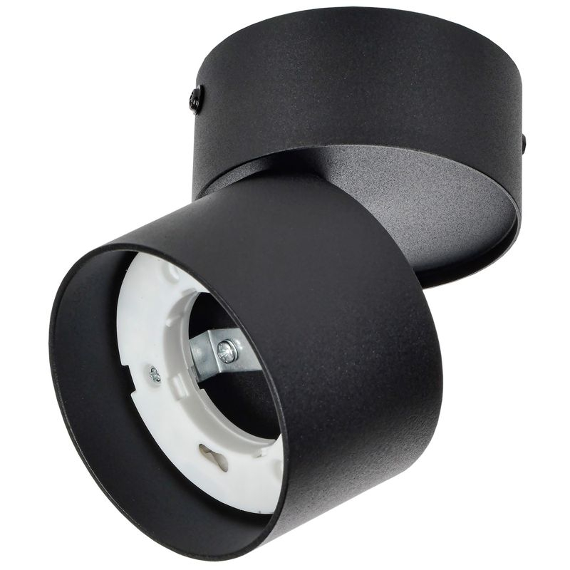 Светильник 4040 настенно-потолочный под лампу GX53 черный IEK