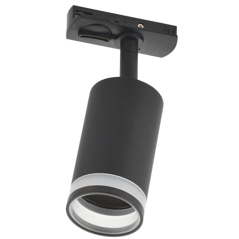 Светильник 4116 декоративный трековый поворотный под лампу GU10 черный IEK