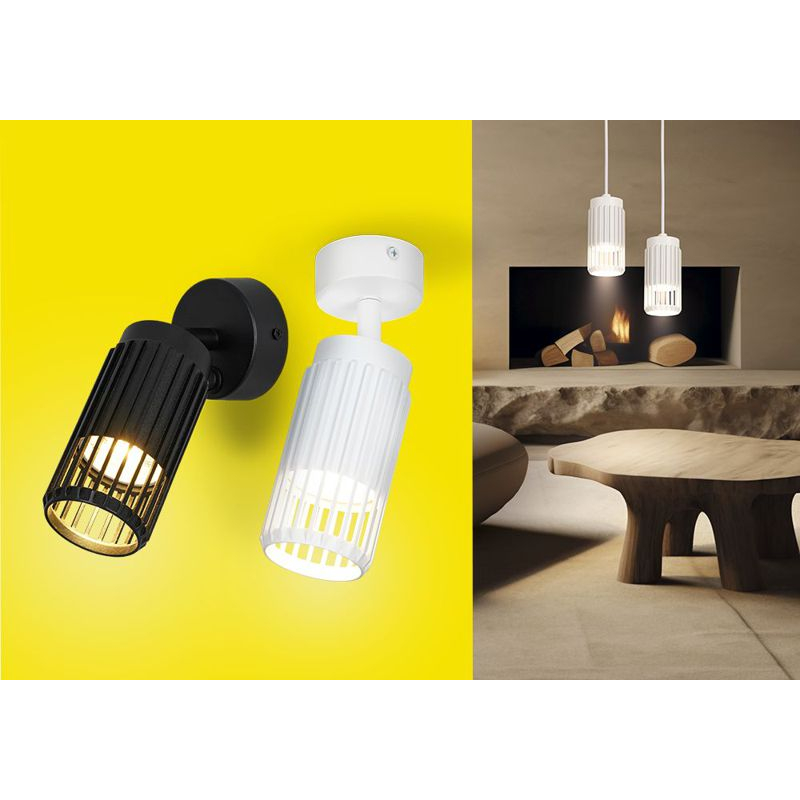 Светильник 4207 настенно-потолочный под лампу GU10 белый IEK