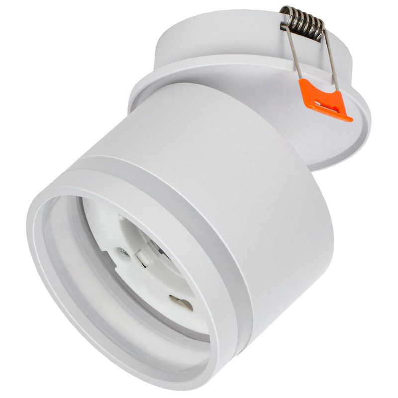 Светильник 4033 встраиваемый поворотный под лампу GX53 белый IEK