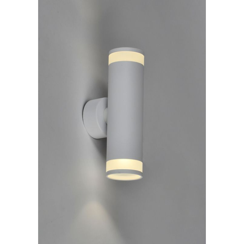 Светильник 4009 накладной настенный под лампу 2хGU10 белый IEK