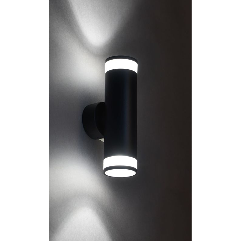 Светильник 4009 накладной настенный под лампу 2хGU10 черный IEK